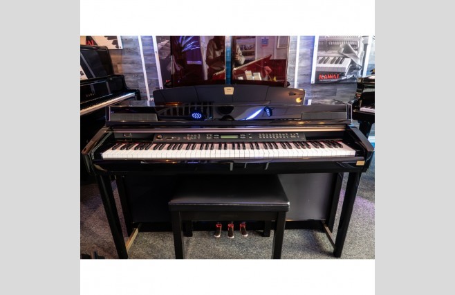 Used Yamaha CLP280 Polished Ebony Digital Piano Complete Package (SN:GBRCNO01024) - Image 1
